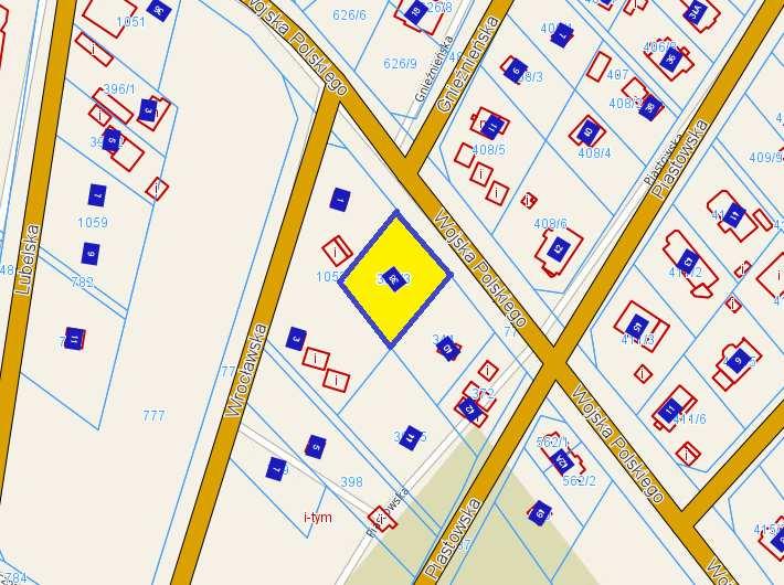 Mapa ewidencyjna Informacje z planu zagospodarowania przestrzennego 163.