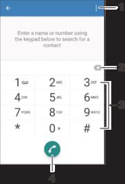 Łączenie Nawiązywanie połączeń W celu wykonania połączenia można ręcznie wprowadzić numer telefonu, stuknąć numer zapisany na liście kontaktów lub stuknąć numer telefonu w widoku rejestru połączeń.