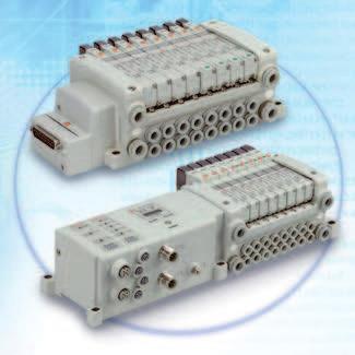 Zawory 3/, 5/, 5/3 Wykonanie płytowe, wewnętrzne złącza elektryczne Seria VQC zawory rozdzielające 3/, 5/, 5/3 sterowane elektrycznie, do montażu na płytach wykonania suwaka zaworu: z uszczelnieniem