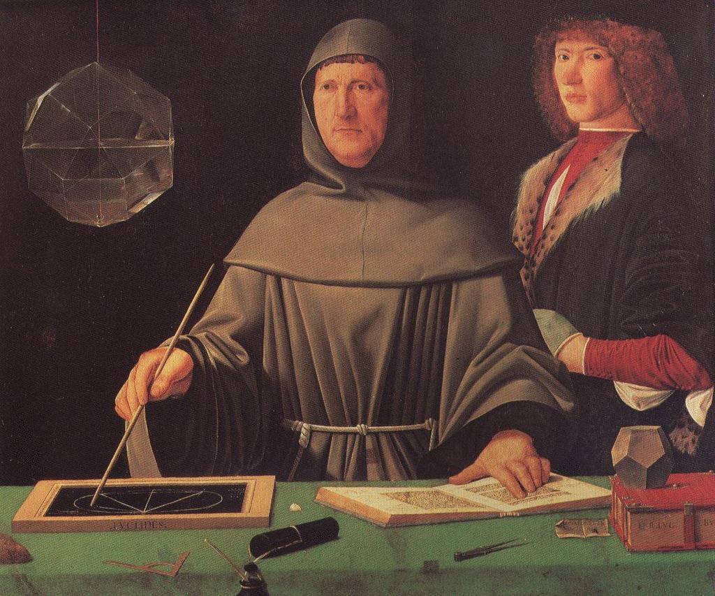 Luca Pacioli Luca Pacioli urodzony w 1445r. w Borgo de Sansepolcro w Toskanii, zmarł 19 czerwca 1517r. Włoski franciszkanin, wędrowny nauczyciel i matematyk, uważany za "ojca rachunkowości".