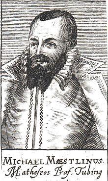Michael Maestlin Michael Maestlin lub także Möstlin - urodzony 30 września 1550 w Göppingen, zmarł 20 października 1631 w Tybindze. Niemiecki matematyk i astronom.