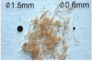 MATERIAL AND METHODS There were made two kinds of three layer MDF boards. For production process there were used 2 types of fibers with different properties. The differences consist in visible in Fig.