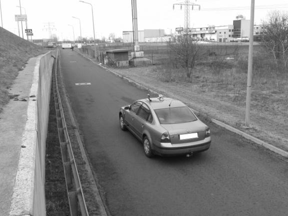 Analysis of the force during overcoming the roadblock 115 presented in Table 1. Volkswagen Passat was equipped with summer tyres Dunlop Sport Bluresponse manufactured with asymmetrical tread in 2013.