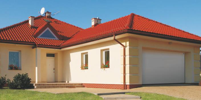 Elegnckie pojedyncze przetłoczenie w środkowej części sekcji, zwłszcz w okleinch