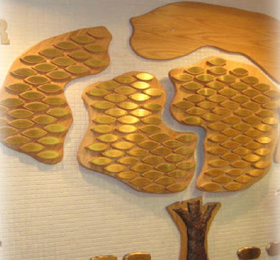 You can establish a beautiful memorial to a loved one by inscribing a