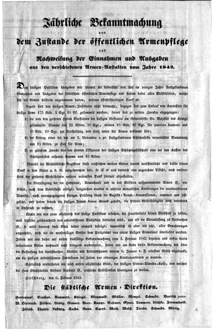 Zwieńczenie cesarskie skrytką dla dokumentów Niezwykle ciekawe roczne sprawozdanie ze stanu finansowego opieki zdrowotnej opisujące wydatki i dochody miasta za rok 1842