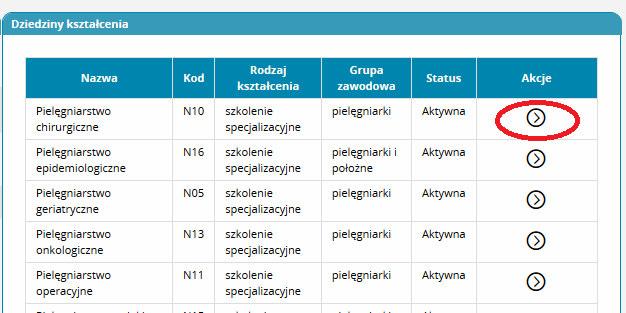 ą as dziedzi ę szkole ia/kursu 9.
