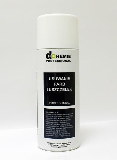 USUWANIE FARB I USZCZELEK INDEX dc007 Pojemność 400ml NETTO 520 ml BRUTTO Środek do usuwania farb i uszczelek dc007 doskonale sprawdza się przy usuwaniu powłok farb, lakierów, olejów, żywic, a także