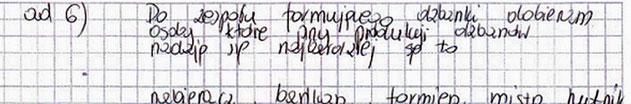 Ad. VII. Obliczenie minimalnej ilości dni i zmian, na których będą formowane dzbanki.