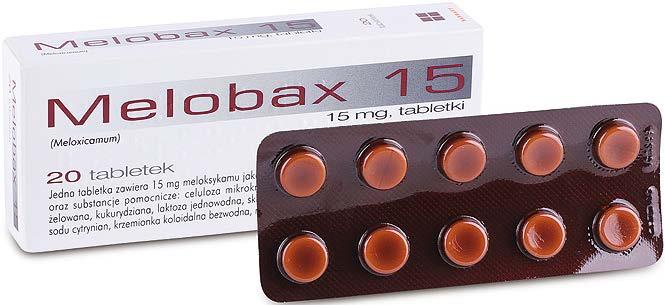 % MELOBAX MG * 0 TABL. MELOBAX MG * 0 TABL. MELOBAX MG * 0 TABL. PRODUKT LECZNICZY RANBAXY Nazwa produktu leczniczego: Melobax.