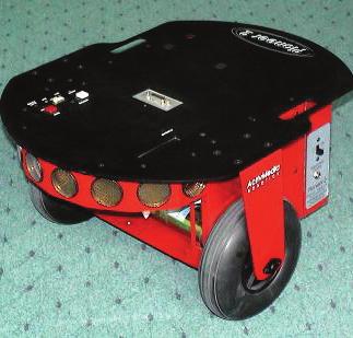 4 ps ruchu moblnych robotów kołowych 4 bekty badań 4 obot trzykołowy Perwszym analzowanym w tej pracy robotem moblnym będze robot Poneer DX (rys 4a) obot ten był mn tematem pracy [95], w której