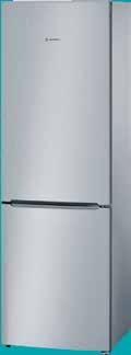 LowFrost Inox Szuflada na warzywa i owoce Elektroniczna regulacja temperatury Funkcja Supermrożenie No