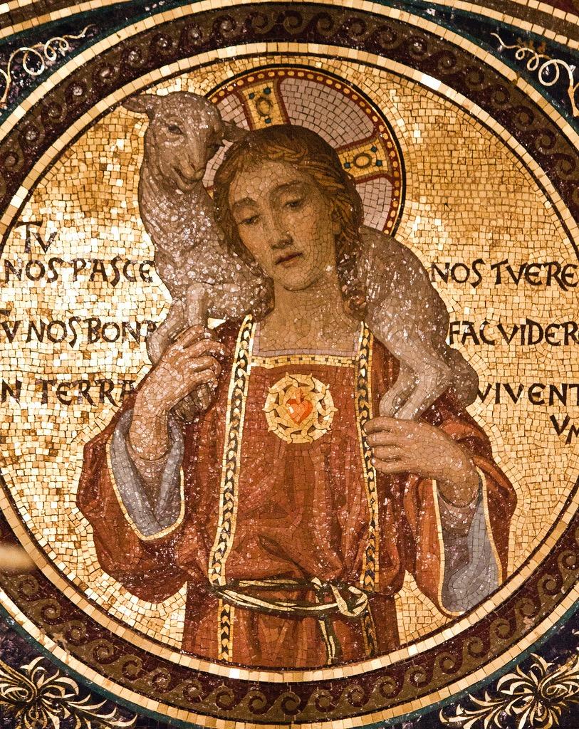 2. DUSZPASTERSTWO - BIBLIJNY OBRAZ PASTERZA I OWCZARNI Przenośnia - Chrystus wobec uczniów i Kościoła: A widząc tłumy ludzi, litował się nad nimi, bo byli znękani i porzuceni, jak owce nie mające