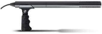 AUDIO SCOPE SG-5BC Krótki mikrofon kierunkowy z zasilaniem akumulatorowym oraz zintegrowanym przewodem zakończonym wtyczką 3,5mm krótki mikrofon kierunkowy doskonałym poziomem odrzucenia poza osią