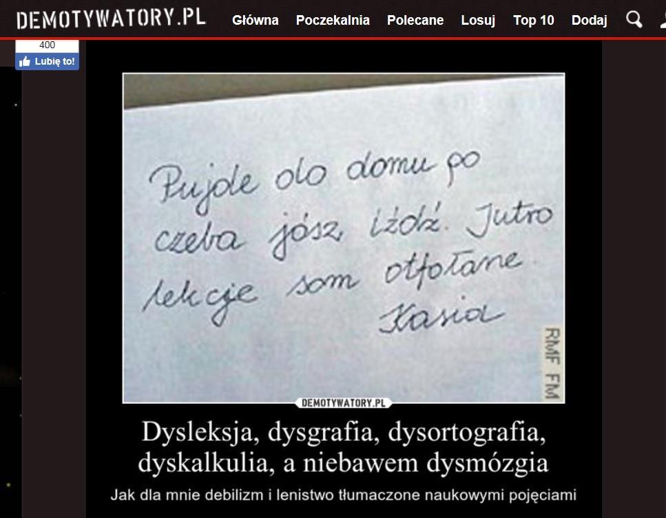 2. DYSLEKSJA TO