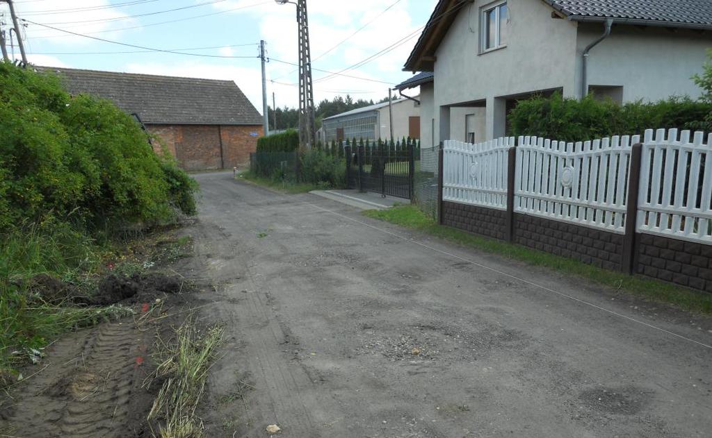 ZADANIA SFINANSOWANE Z FUNDUSZU SOŁECKIEGO SOŁECTWO WOJCIECHÓW Dofinansowanie remontu drogi ul. Piaskowej 15.