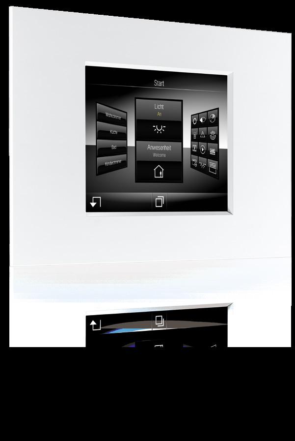 Smart Panel Panele sterujące do montażu na ścianie: KNX Smart Panel z