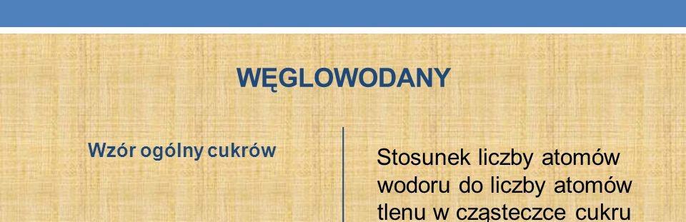 Węglowodany Inaczej mówiąc są to pochodne węglowodorów