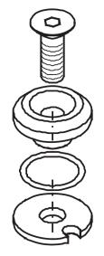 AKCESORIA DODATKOWE: LLK-020 (96 g) gwintowana obejma (M14x1.