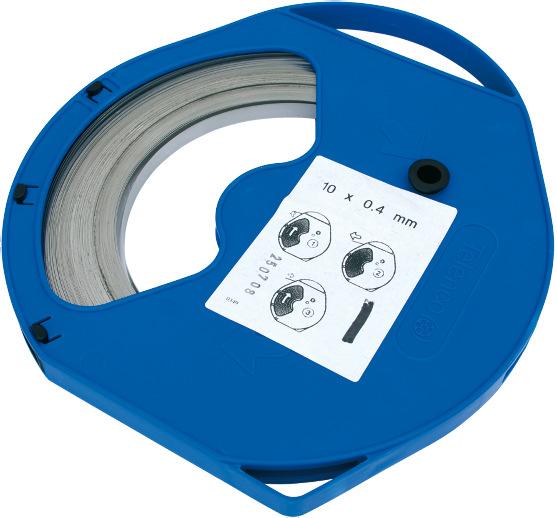 39.627 50 m 10 mm 0,4 mm 1600 g FI 10.7 68.39.629 50 m 10 mm 0,7 mm 2700 g FI 20.4 68.39.643 50 m 20 mm 0,4 mm 3400 g FI 20.7 68.39.645