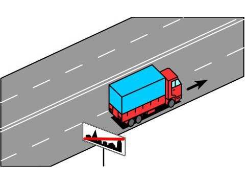C214 1075 W tej sytuacji dopuszczalna prędkość samochodu ciężarowego o dopuszczalnej masie całkowitej przekraczającej 3,5 t wynosi: A. 80 km/h Nie B. 70 km/h Tak C.