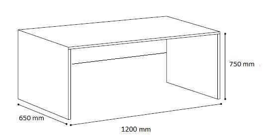 Szkic poglądowy 6 Kontener mobilny 620x430x530 5 - konstrukcja płyta wiórowa laminowana grubości 18 mm w klasie higieniczności E1, wąskie płaszczyzny wykonane z obrzeża PCV gr.