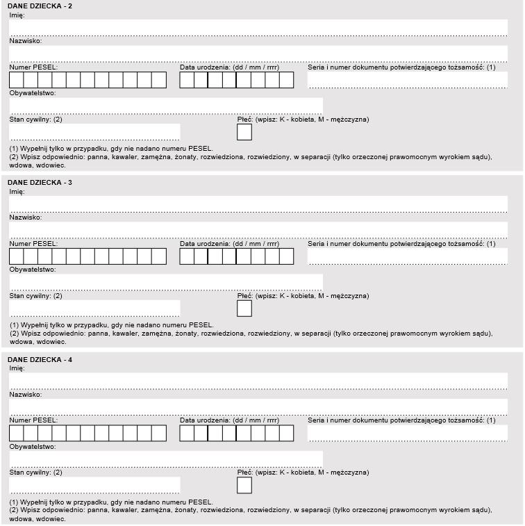 Ilekroć w ustawie jest mowa o pierwszym dziecku oznacza to jedyne lub najstarsze dziecko w rodzinie w wieku do ukończenia 18. roku życia.