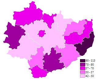 3. Zachorowania, zachorowalność i trendy zachorowalności na inwazyjnego raka piersi w woj. świętokrzyskim w latach 1999-20