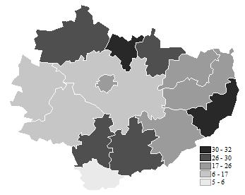 4. Zgony, umieralność i trendy umieralności z powodu inwazyjnego raka piersi w województwie świętokrzyskim w latach 1999-20