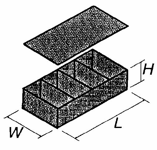 Objêtoœã (m 3 ) 0,65 1,40 3 1 2 3 2 3 4 5 2 3 Gabion szer. 1 m jednokomorowy Gabion szer.