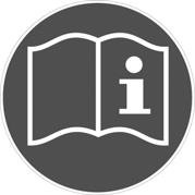 WSKAZÓWKA! Dalej idące informacje dotyczące użytkowania urządzenia. WSKAZÓWKA! Przestrzegaj wskazówek zawartych w instrukcji obsługi! OSTRZEŻENIE!