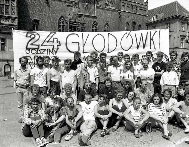 Strajk studencki na Uniwersytecie Wrocławski, maj. Fot.