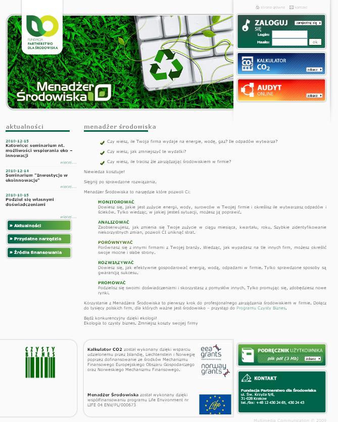 DOSTĘP BEZ LOGOWANIA opcja umożliwia dostęp do podstawowych informacji umieszczonych na stronie startowej oraz na podstronach dostępnych pod przyciskami lewego menu: Aktualności Przydatne narzędzia