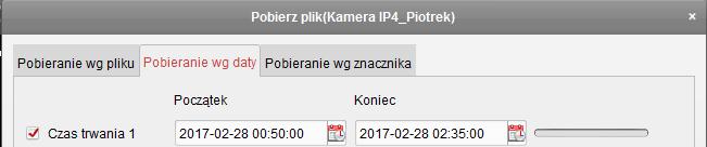 Przed przystąpieniem do pobierania należy upewnić się, że na nośniku zewnętrznym znajduje się wystarczająca ilość wolnego miejsca.