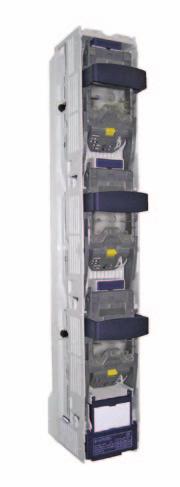 rails TRIVER LV Three pole Vertical design fuse