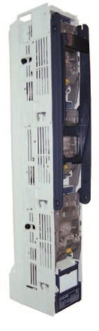 Vertical design fuse switches and vertical design disconnectors TRIVER + Rozłączniki bezpiecznikowe listwowe i rozłączniki izolacyjne listwowe TRIVER + Range / Zakres produktów 438 Type 438 fuse