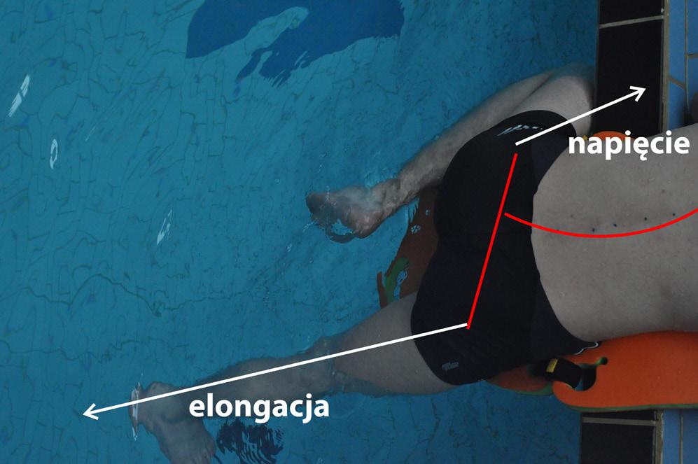 Elongacja odcinka lędźwiowego połączona z ćwiczeniem izometrycznym, asymetrycznym stawu biodrowego i napięciem mm skośnych brzucha, prostych grzbietu
