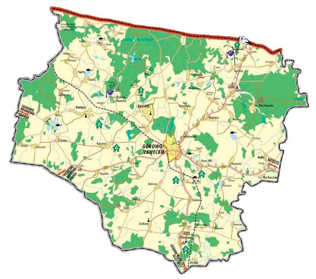 połoŝoną na terenie gminy Górowo Iławeckie, w powiecie bartoszyckim, w województwie warmińsko mazurskim.