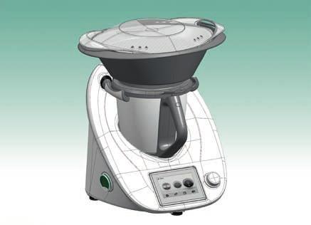 PRZED URUCHOMIENIEM Nieszczelny nóż może doprowadzić do uszkodzenia urządzenia Thermomix TM5. Należy upewnić się, że uszczelka noża jest prawidłowo zamontowana na trzpieniu noża.