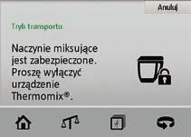 Nie popychać, nie ciągnąć ani nie dociskać ramion blokujących. Może to spowodować uszkodzenie uniemożliwiające dalszą eksploatację urządzenia.