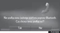 Parowanie telefonu Bluetooth Możliwość korzystania z połączenia Bluetooth wymaga wcześniejszego sparowania telefonu z systemem komunikacji bezprzewodowej i podłączenia profilu telefonu (HFP).