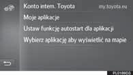 Tworzenie konta Moja Toyota (My Toyota) Utworzenie konta użytkownika możliwe jest za pośrednictwem systemu nawigacji lub portalu Moja Toyota (My Toyota) (www.my.toyota.eu).