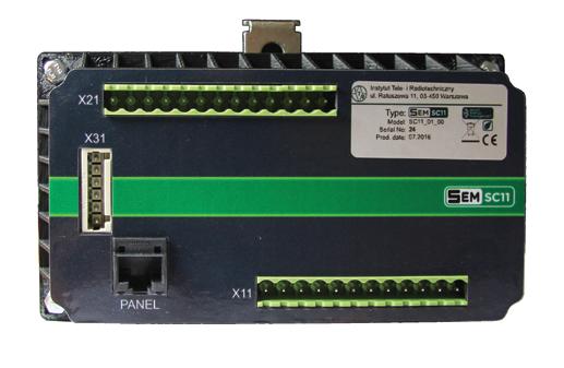 Moduły centralne Moduł do monitoringu i sterowania aparatami łączeniowymi SEM Cxx jest centralnym elementem systemu sterownika Smart Grid SEM.