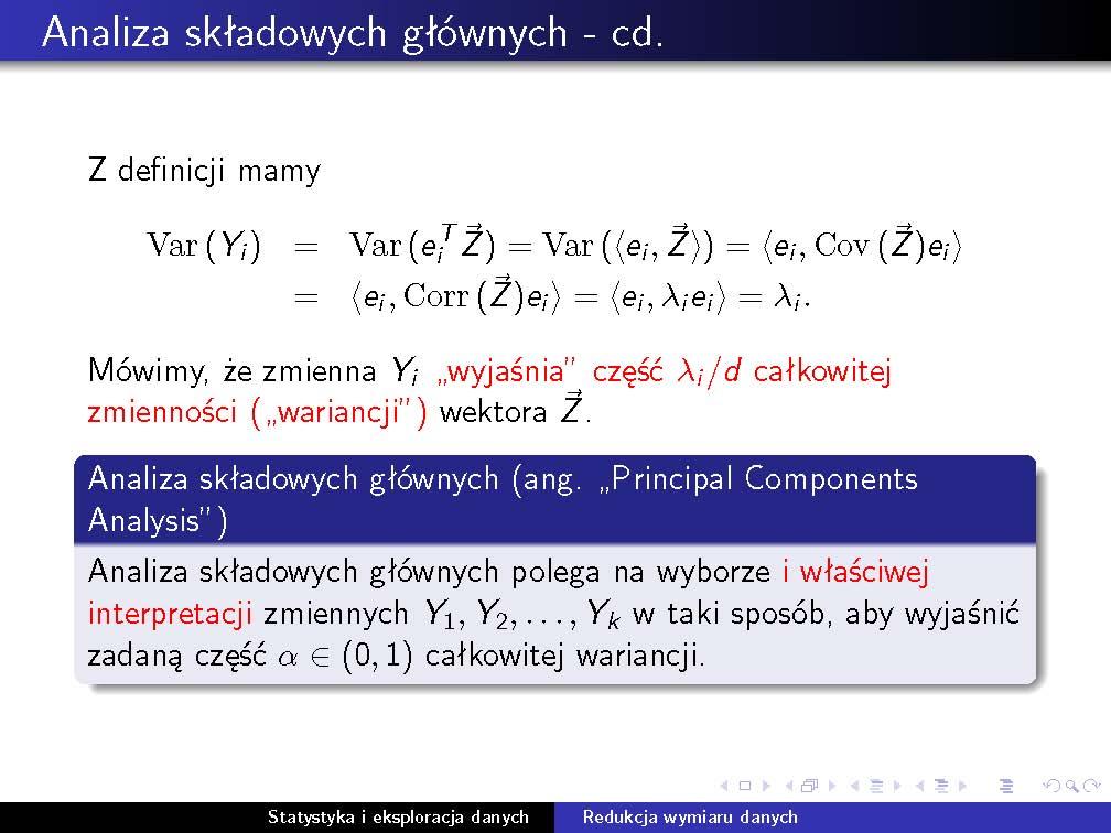 Uwaga: Innymi słowy, w analizie