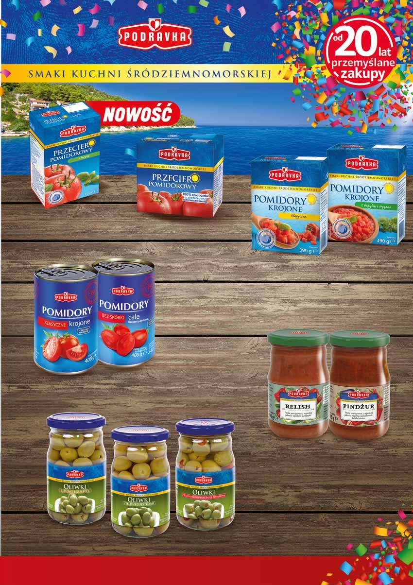 PRZECIER POMIDOROWY Z BAZYLIĄ 500 G sprzedaż po 91189217 2 69 z VAT 2.91 PRZECIER POMIDOROWY 500 G sprzedaż po 53683579 POMIDORY 400 G całe, krojone sprzedaż po 60008976 2 55 z VAT 2.75 2 25 z VAT 2.