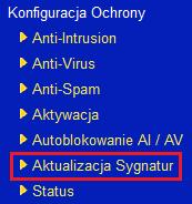 2 Aktualizacja sygnatur Anti-Intrusion/Anti-Virus Po