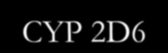POLIMORFIZM IZOENZYMU CYP 2D6 Najlepiej poznanym jest polimorfizm CYP 2D6. Izoenzym CYP 2D6 katalizuje oksydacje ponad 40 klinicznie ważnych leków (20%).