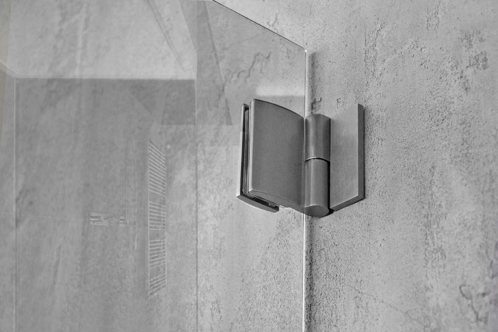 VESUVIO Zawiasy i klamry do kabin prysznicowych Shower hinges