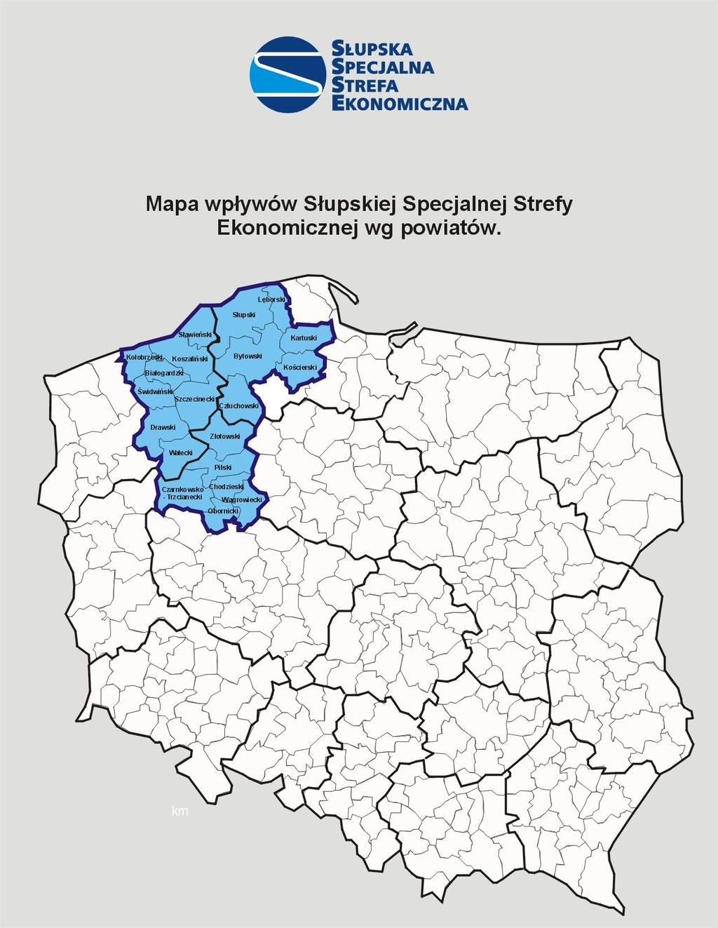 Obszar działania SSSE obejmuje: - 6