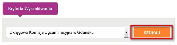 Rys. 14 Szkolenia: Szukaj 4.5 Podstawa programowa Aby wyszukać podstawę programową, Użytkownik: 1. W sekcji Podstawa programowa naciska przycisk Wyświetl. Rys. 15 Podstawa programowa: Wyświetl 2.